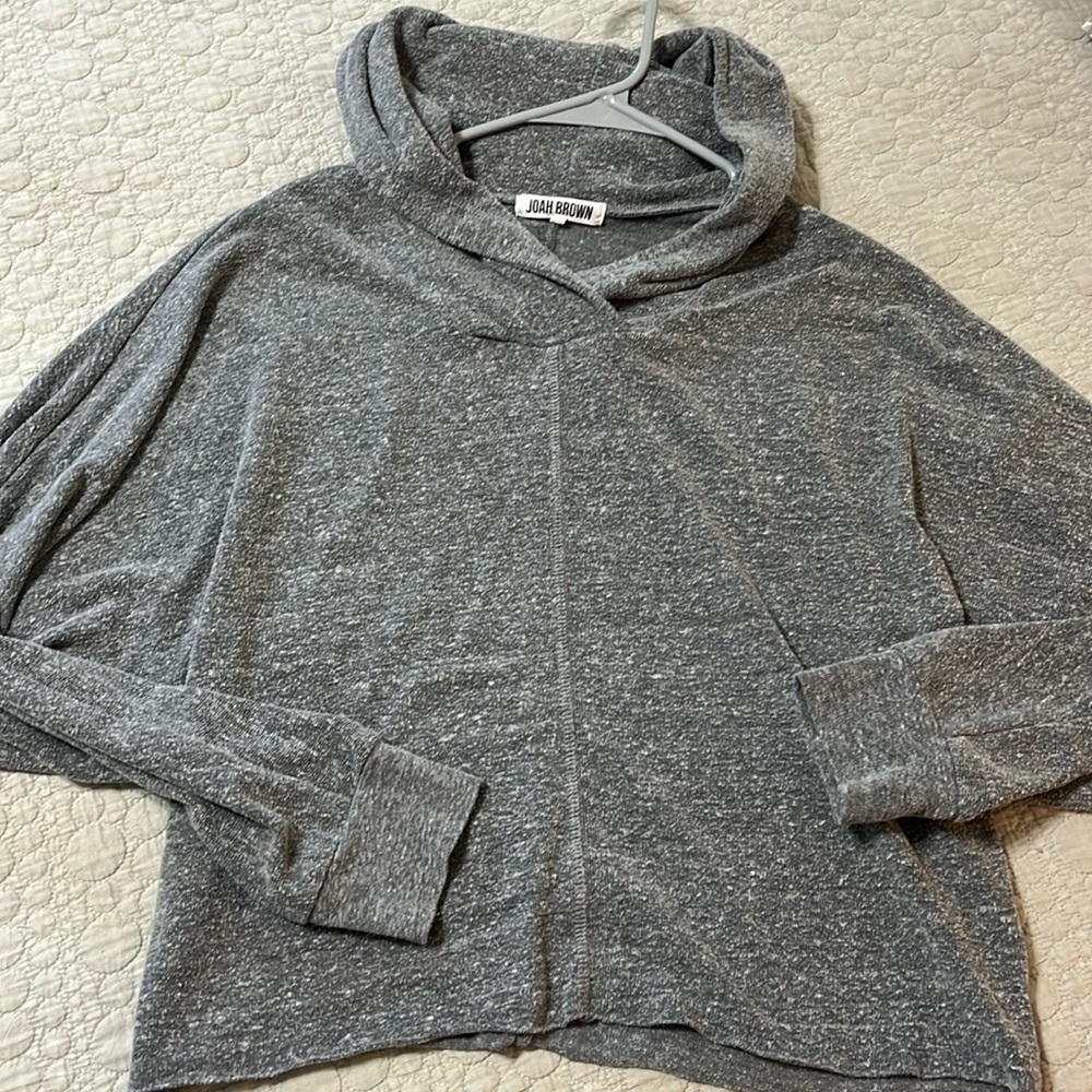 Joah brown cocoon hoodie